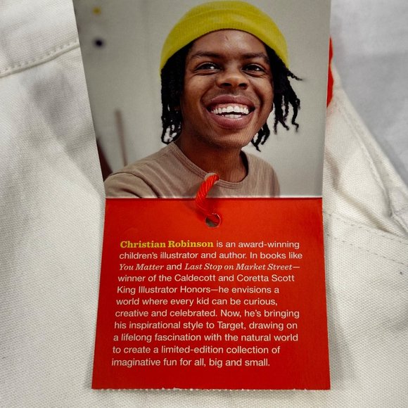 Christian Robinson Boy's Size 4T Woolly Mammoth Embroidered Overalls Cream New - Picture 13 of 16